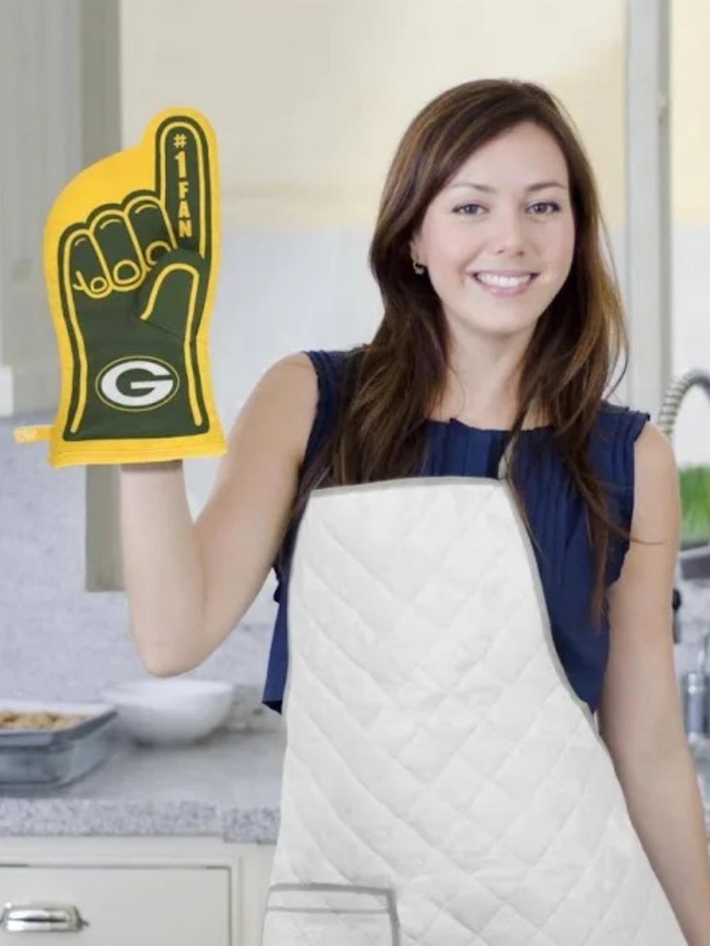 NEW Green Bay Packers Football Fan Shop NFL #1 Oven Mitt